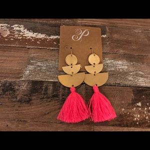 Gold Tassel Earrings